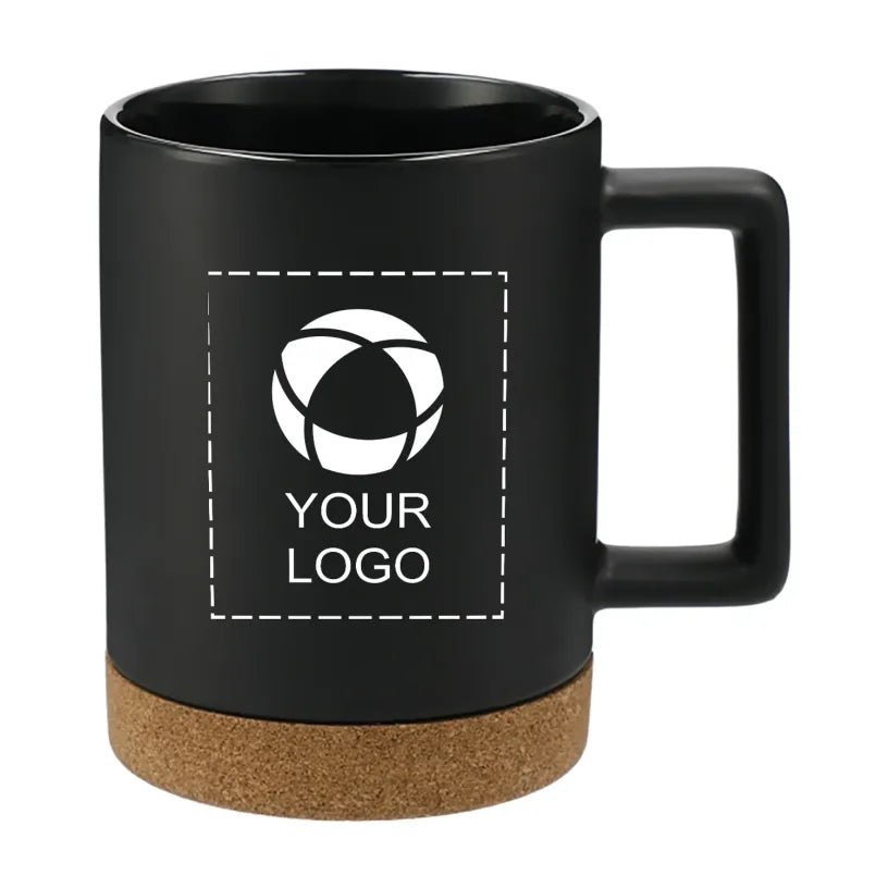 Bates Ceramic Mug with Cork Base – 15 oz.
