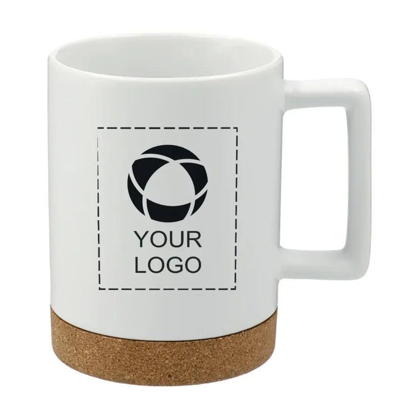 Bates Ceramic Mug with Cork Base – 15 oz.