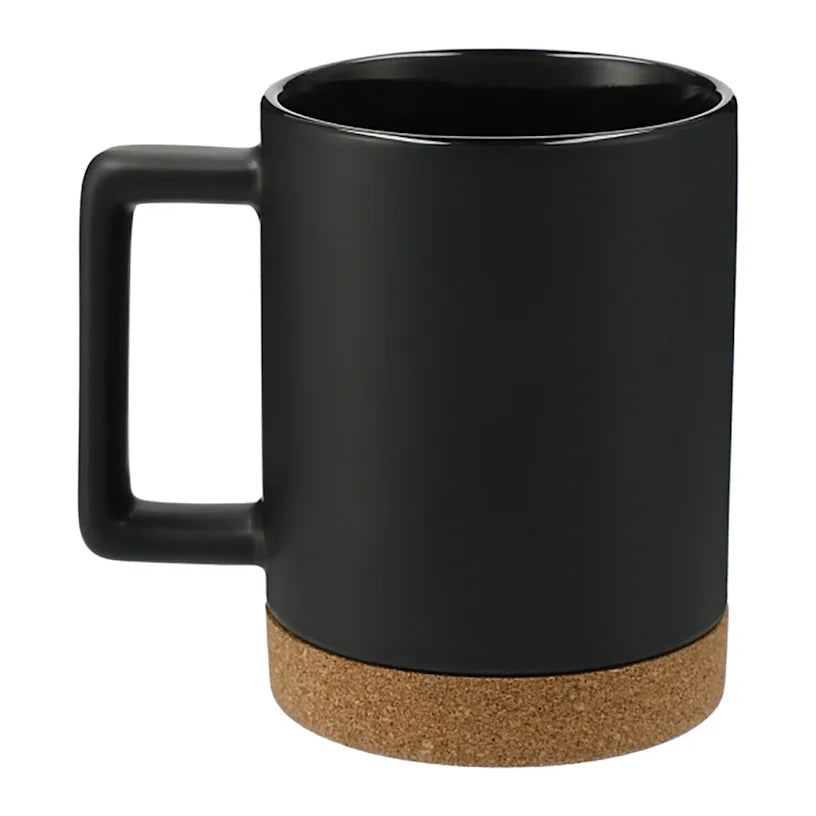 Bates Ceramic Mug with Cork Base – 15 oz.