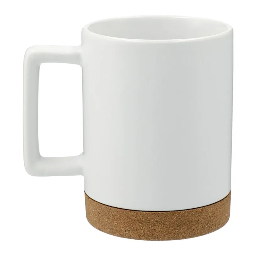 Bates Ceramic Mug with Cork Base – 15 oz.
